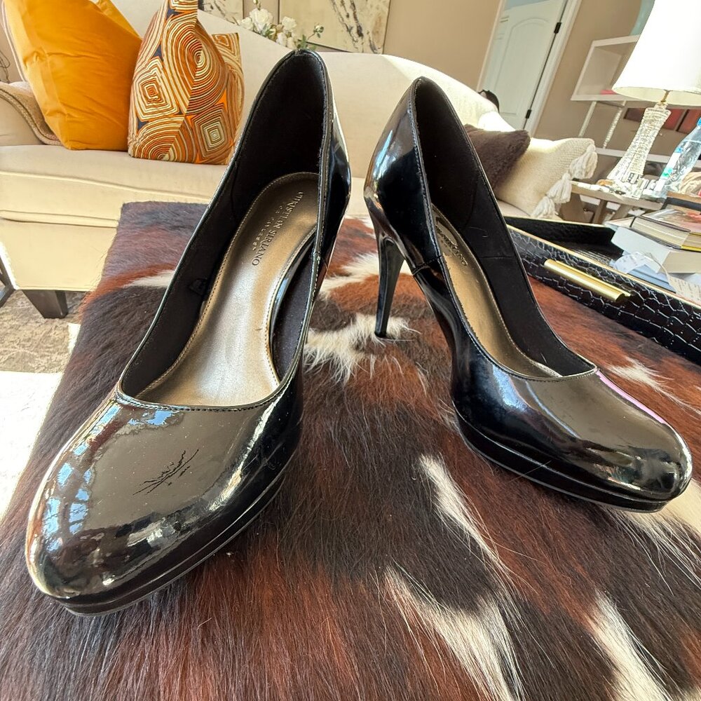 CHRISTIAN SIRIANO BLACK HEELS - SZ 11